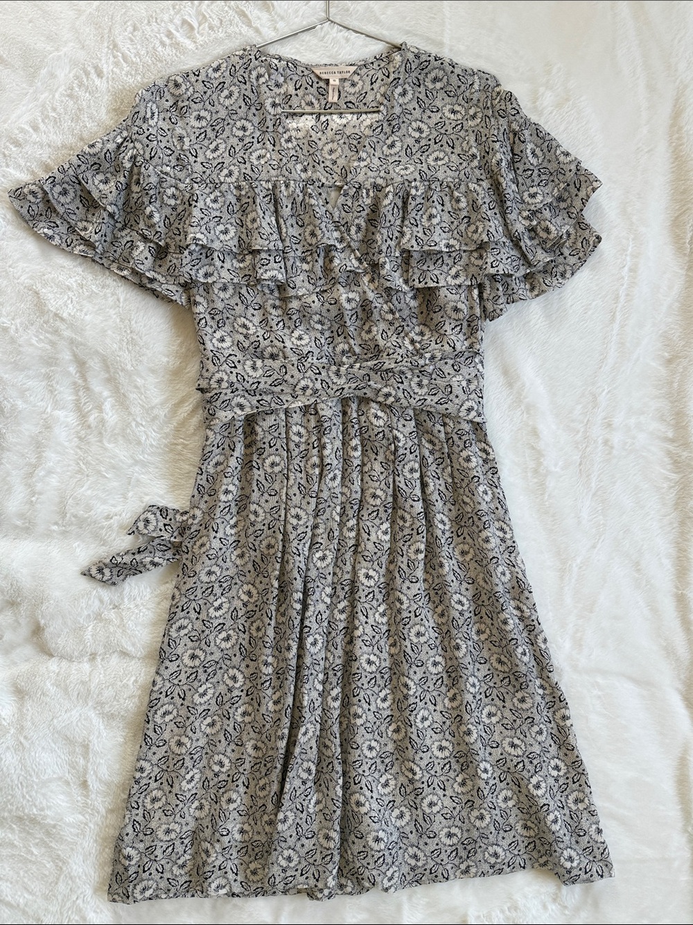 Rebecca Taylor Silk Floral Dress.